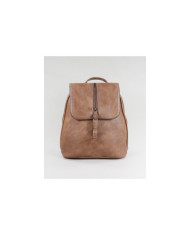 Mochila de mujer Taupe con cola de bordado