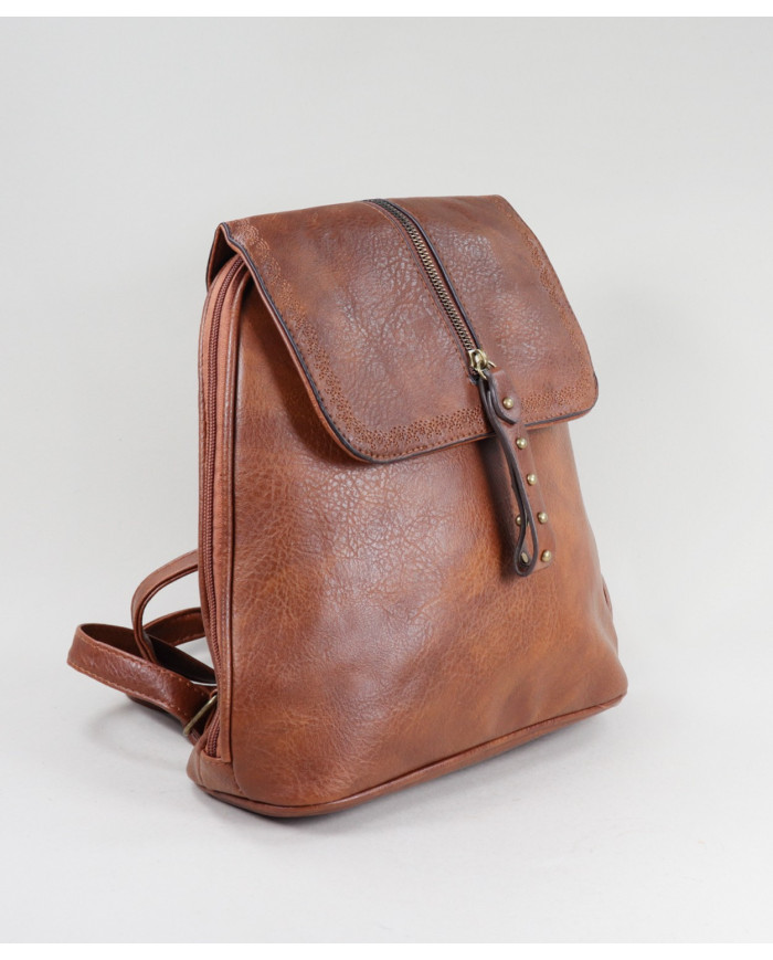 Mochila de mujer con detalle bordado