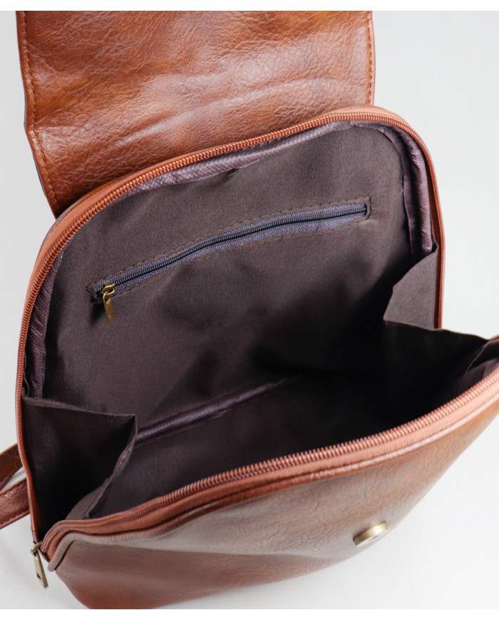 Women's Backpack with Embroidery Detail