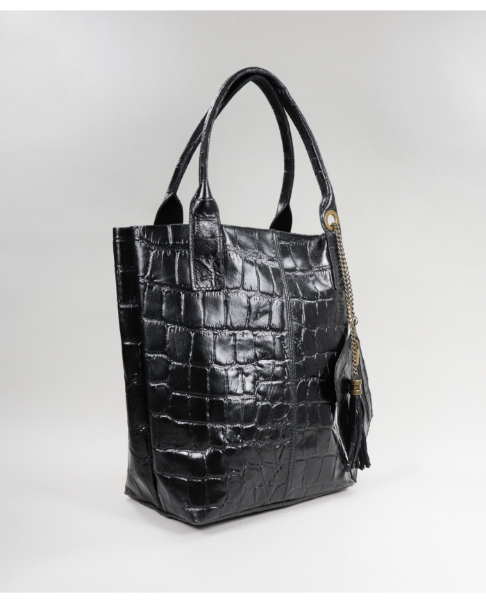 Mala Preta de Senhora com Bolsa