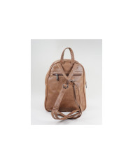 Mochila Taupe de Senhora com Bolso Frontal