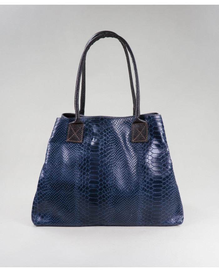 Mala Azul de Senhora Shopper