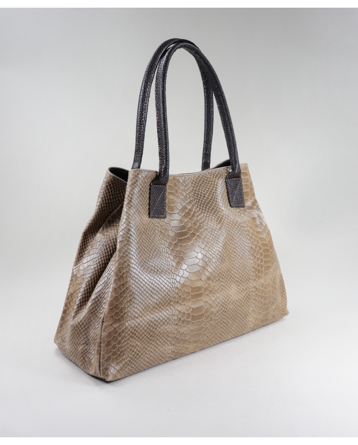 Ladies' Taupe Bag Shopper