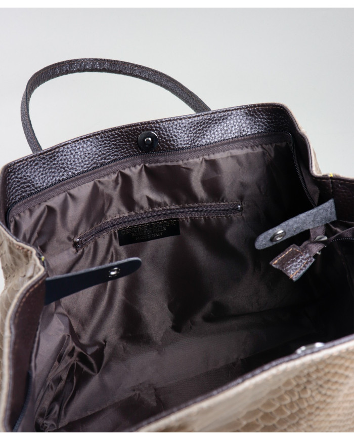 Ladies' Taupe Bag Shopper