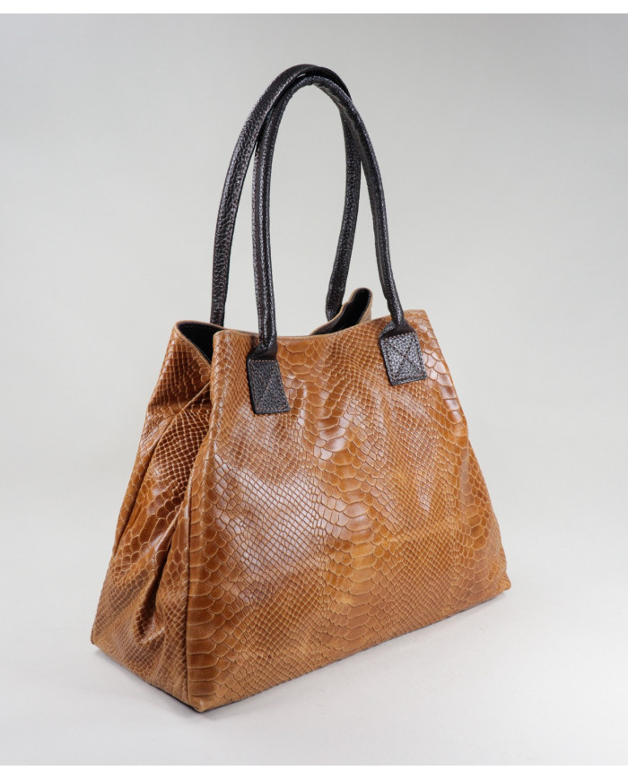 Mala Camel de Senhora Shopper