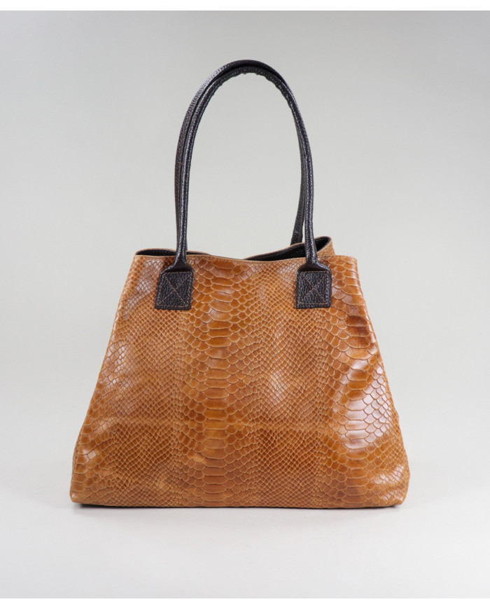 Mala Camel de Senhora Shopper