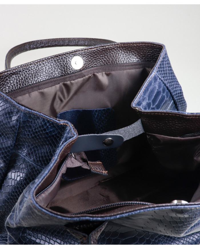 Blue Lady Shopper Case