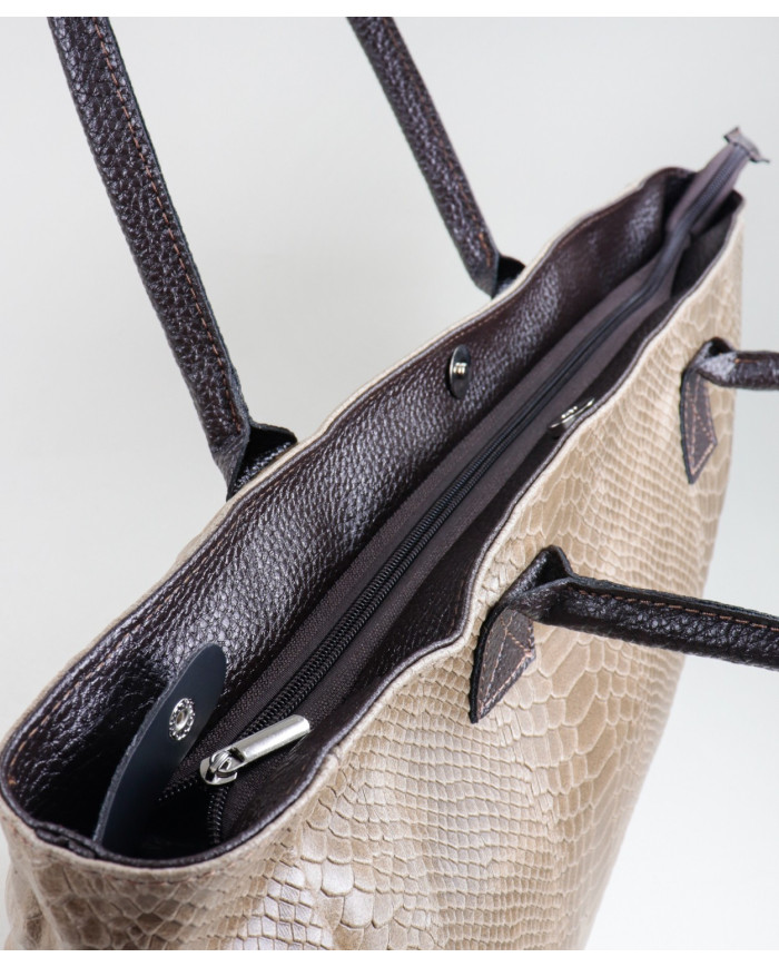 Damas' Taupe Bag Shopper