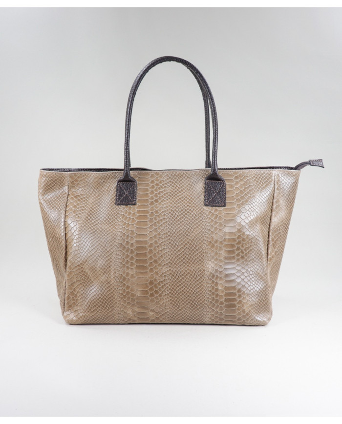 Ladies' Taupe Bag Shopper