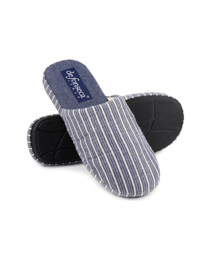 Chinelos de Quarto de Homem DeFonseca Listrados