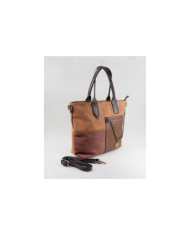 Camel Lady Shopper Bolsa con cadena