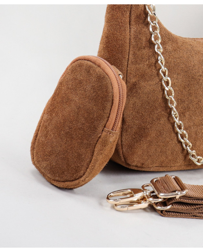 Mala Camel de Senhora com Bolsinha