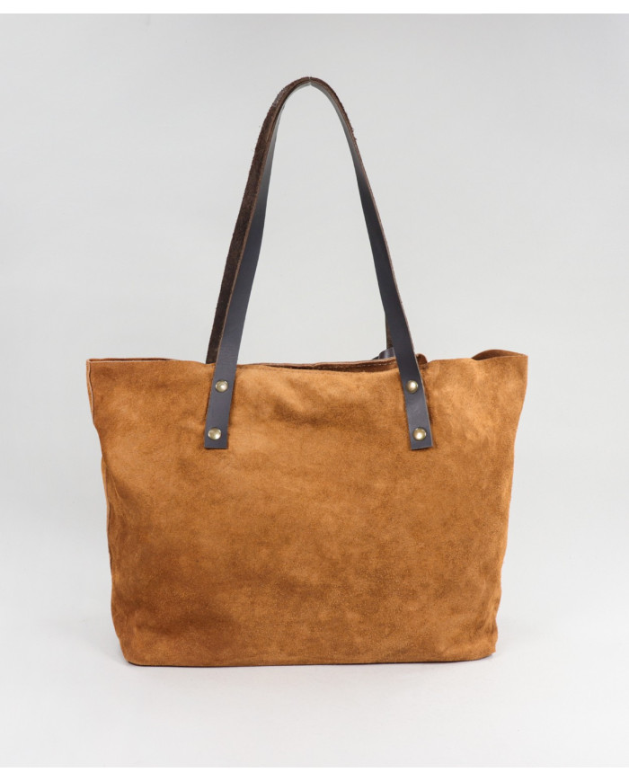 Camel de Senhora Shopper in Skin