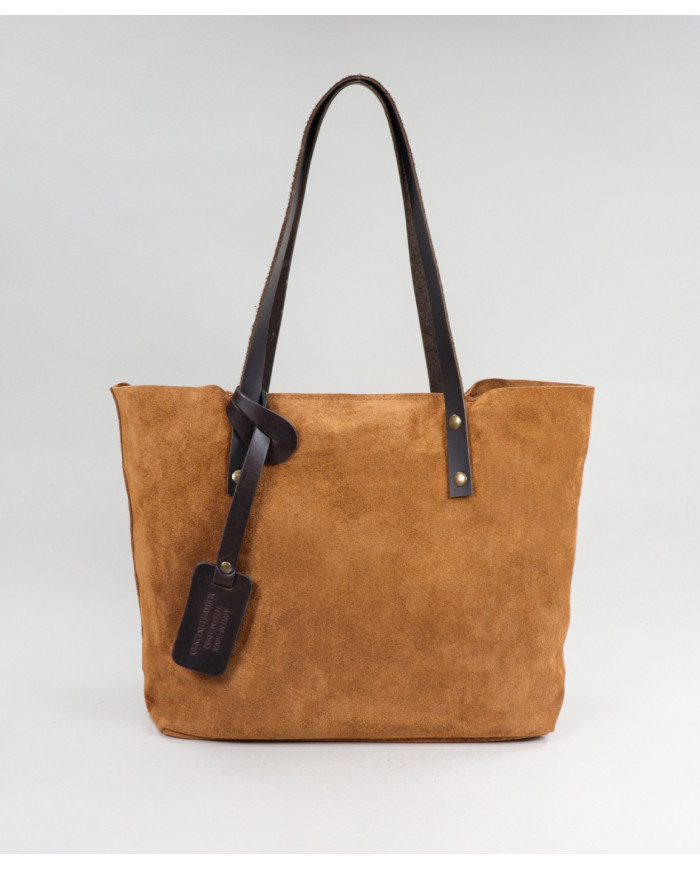 Camel de Senhora Shopper in Skin