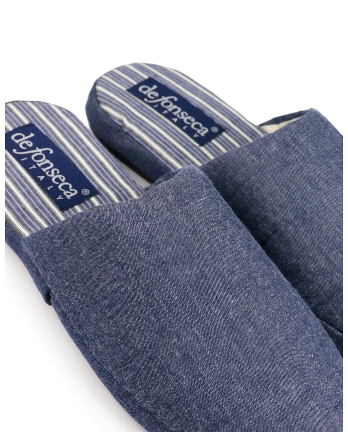 Blue Man Room Slippers DeFonseca Listed