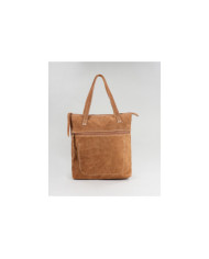 Mochila Camel de Senhora em Pele