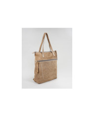 Ladies Taupe backpack in Skin
