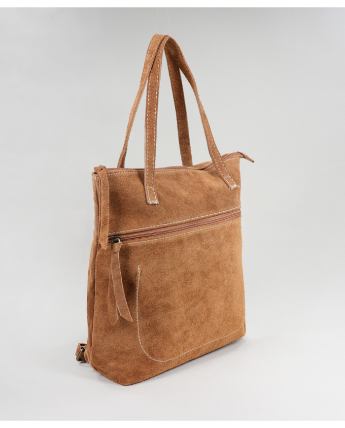 Ladies Camel backpack in Skin