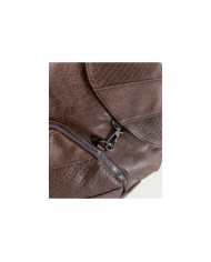 Mochila Castanha de Senhora com Bolso na Frente