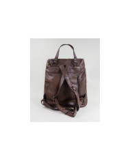 Lady's Brown backpack with Pocket on the Front