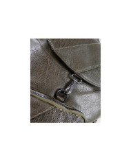 Mochila Verde de Senhora com Bolso na Frente