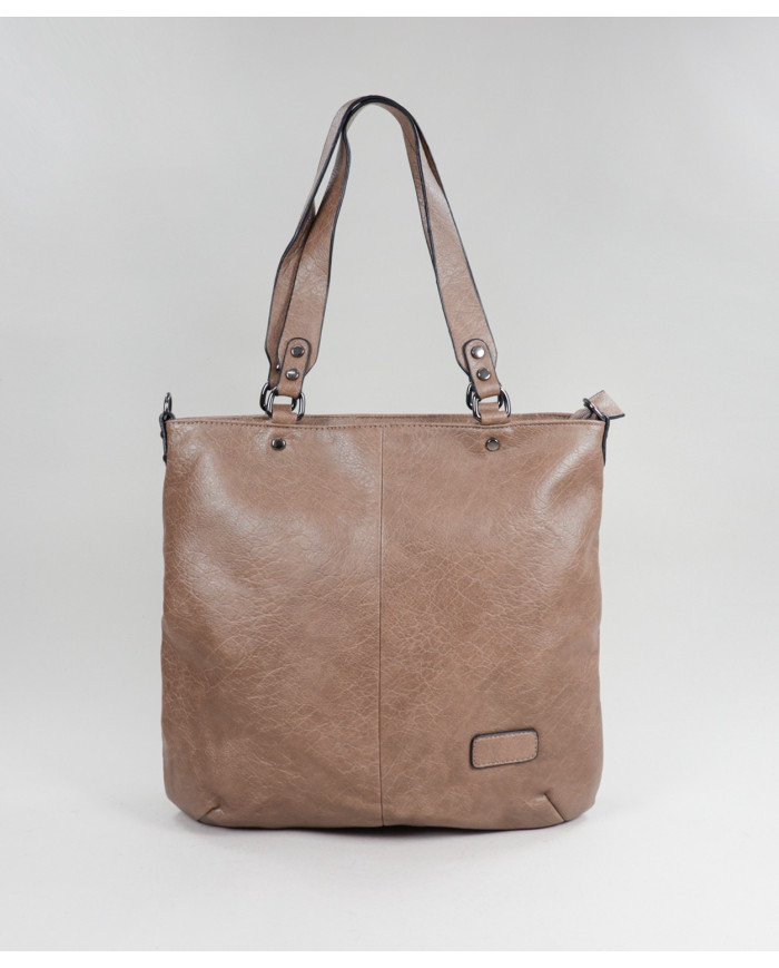 Maleta Lady Taupe con Particiones Interiores