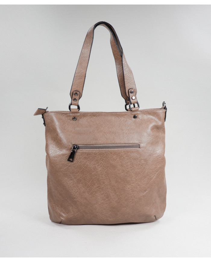Maleta Lady Taupe con Particiones Interiores
