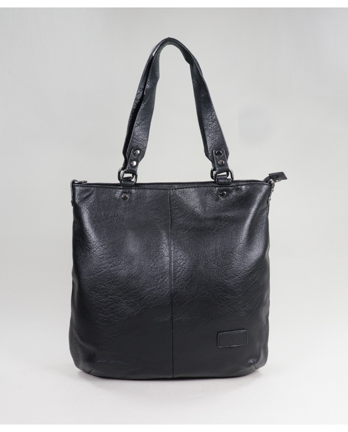 Lady's Black Suitcase with Interior Partitions