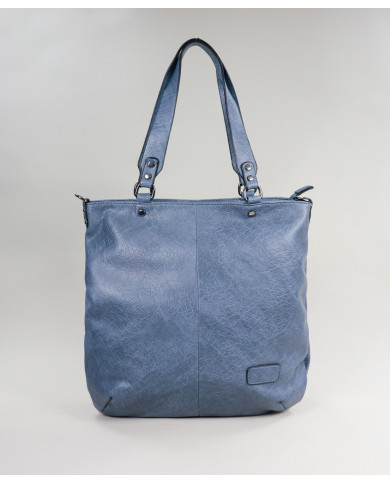 Blue Lady Suitcase with Interior Partitions