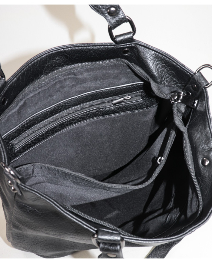 Maleta negra de Lady con particiones interiores