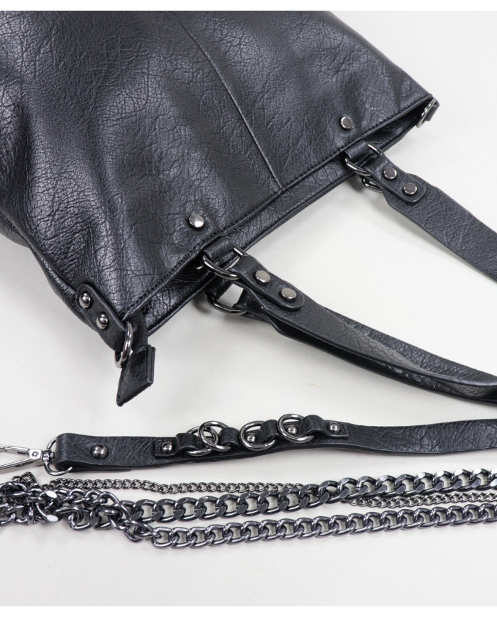 Maleta negra de Lady con particiones interiores