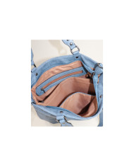 Blue Lady Suitcase with Interior Partitions