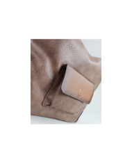 Lady Taupe Mala with Pocket on Front