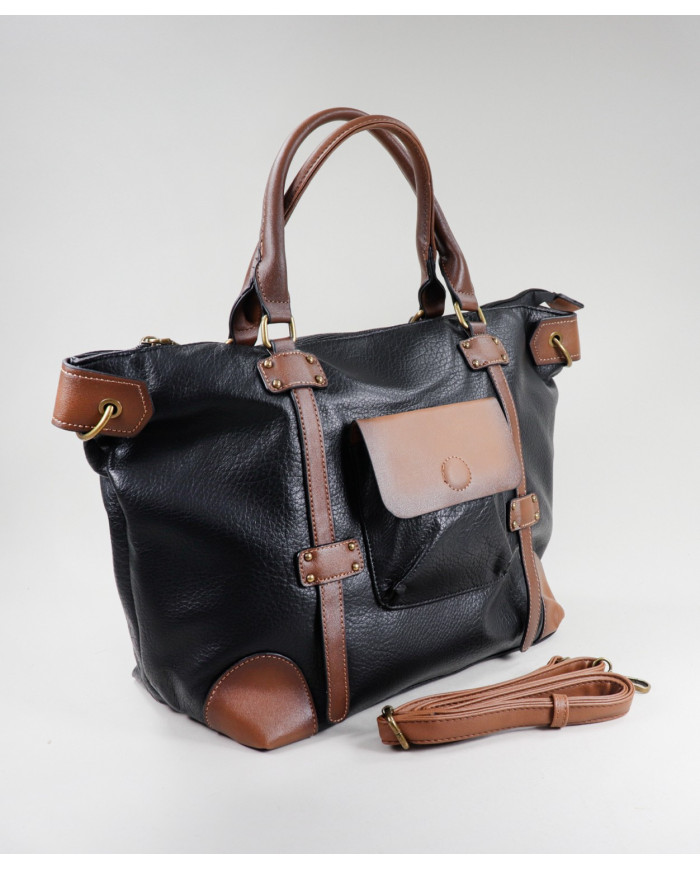 Mala Preta de Senhora Shopper