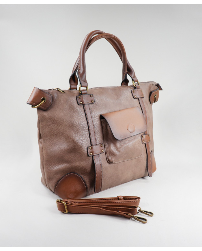 Mala Taupe de Senhora Shopper