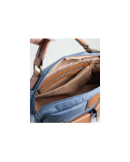 Blue Lady Suitcase with Various Partitions