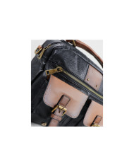 Mala Preta de Senhora com Várias Divisórias