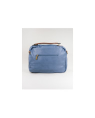 Maleta de la señora azul con varias particiones