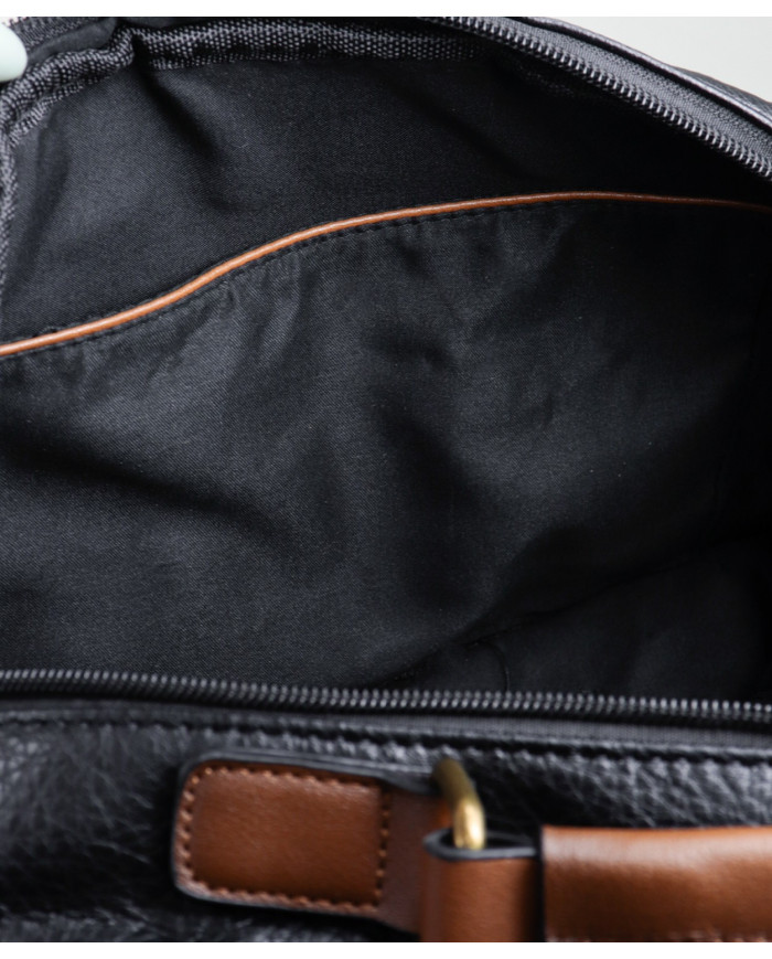 Lady's Black Mala with Multiple Partitions