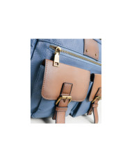 Blue Lady Suitcase with Various Partitions