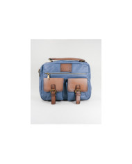 Blue Lady Suitcase with Various Partitions