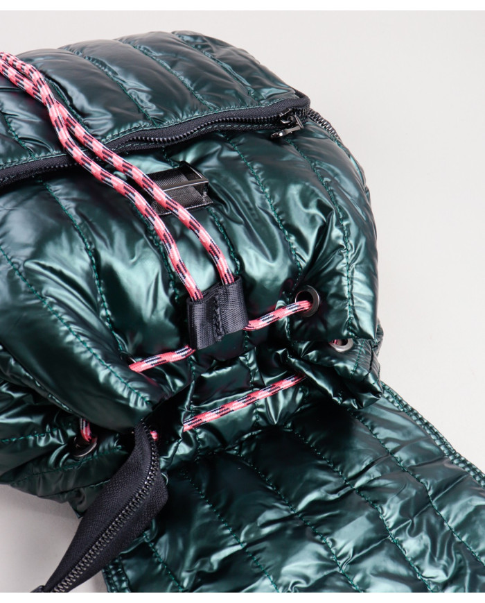 Ladies Green Backpack Padded