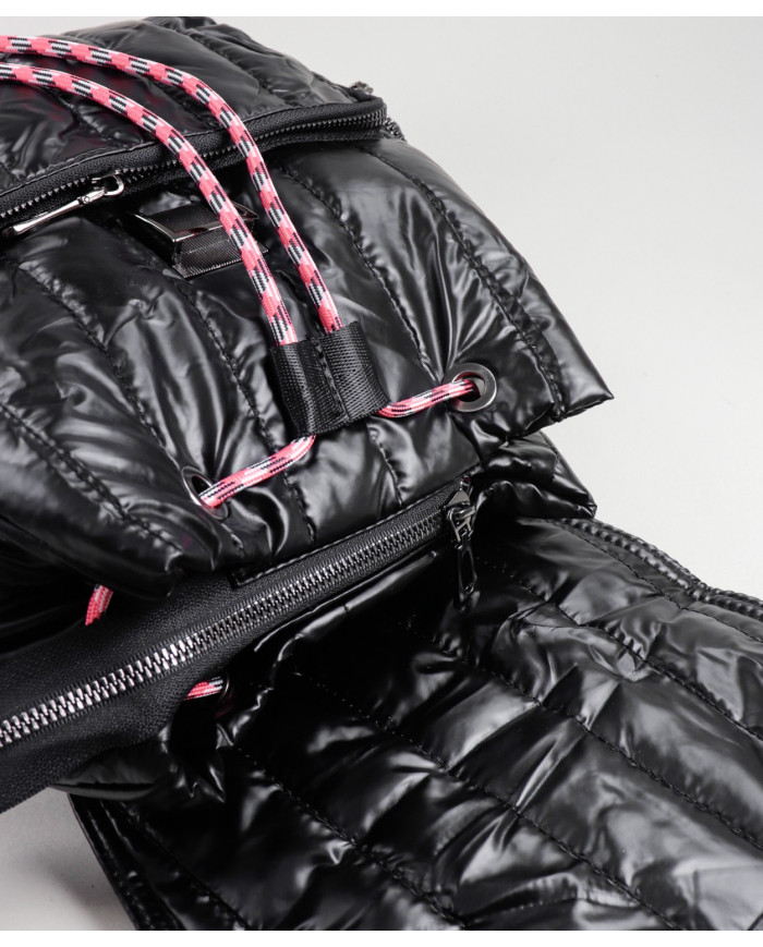 Ladies Black Backpack Padded