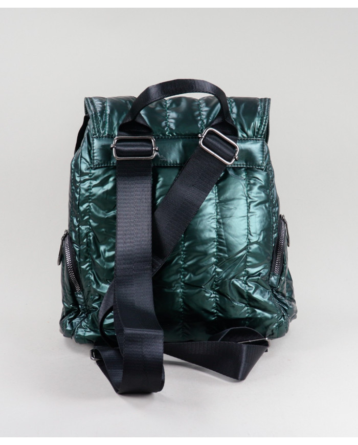 Mochila verde de las mujeres