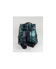 Ladies Green Backpack Padded