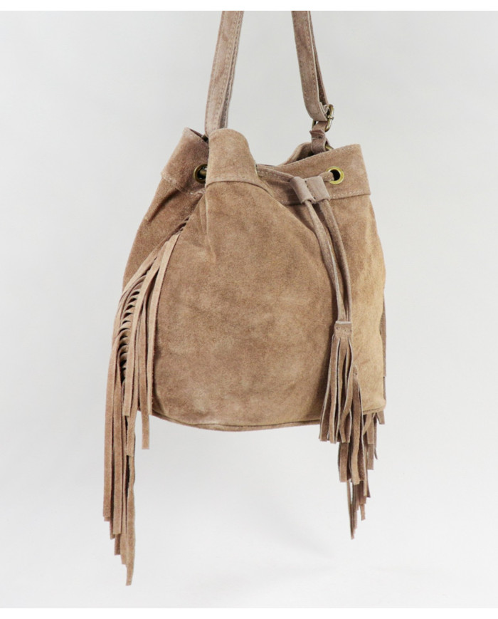 Ladies Taupe Bag with Oranges