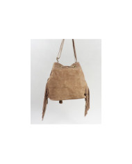 Chicas Taupe Bolsa con Oranges