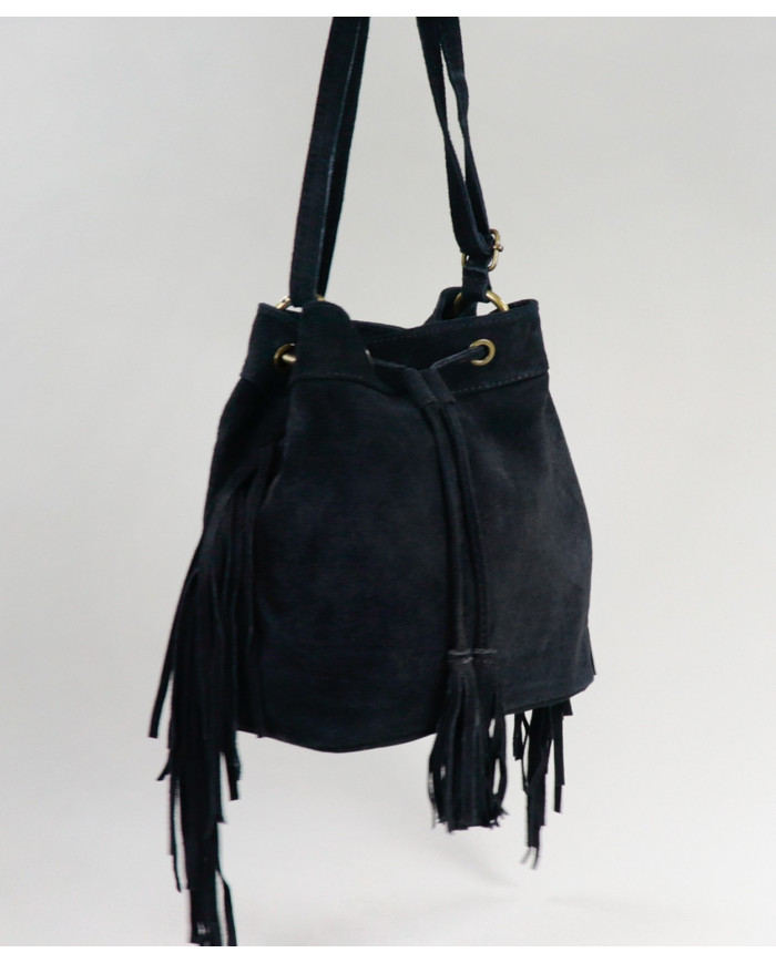 Lady's Black Suitcase with Oranges