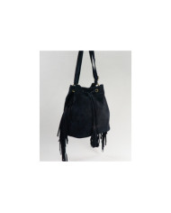 Lady's Black Suitcase with Oranges