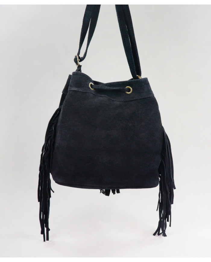 Lady's Black Suitcase with Oranges